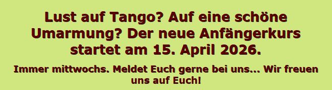 Neuer Tango-Anfängerkurs ab April 2026
